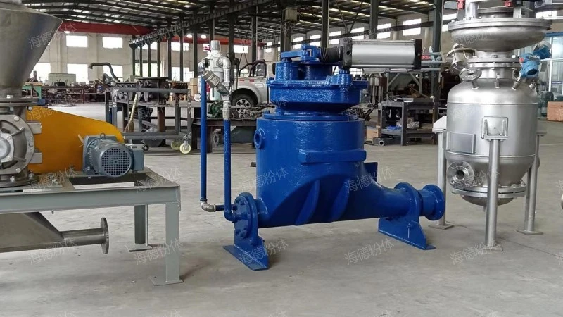 AV pump material conveying