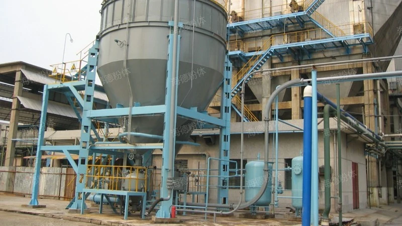 Upward suction bin type ash conveying pump