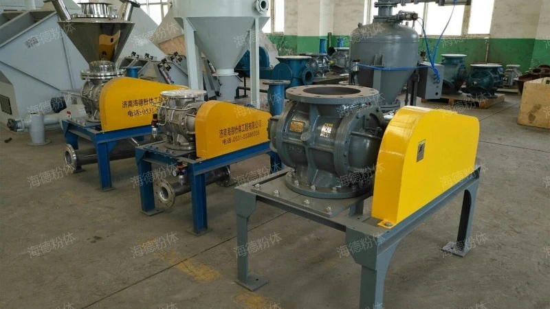 Frequency conversion star rotary discharger