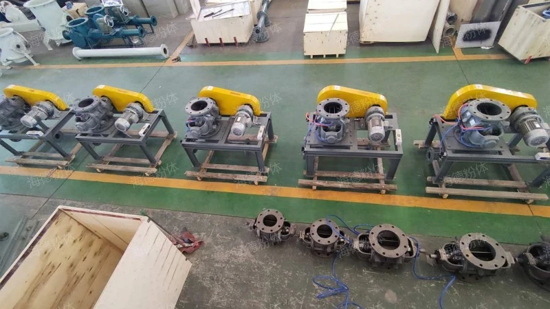 Dust-free round discharger