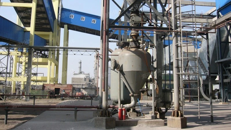 Coke particle conveying system