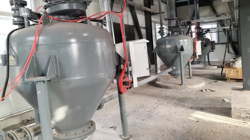Blue charcoal pneumatic conveying