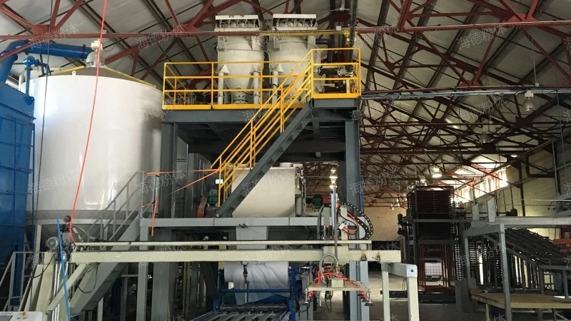 Gypsum powder ash conveying system