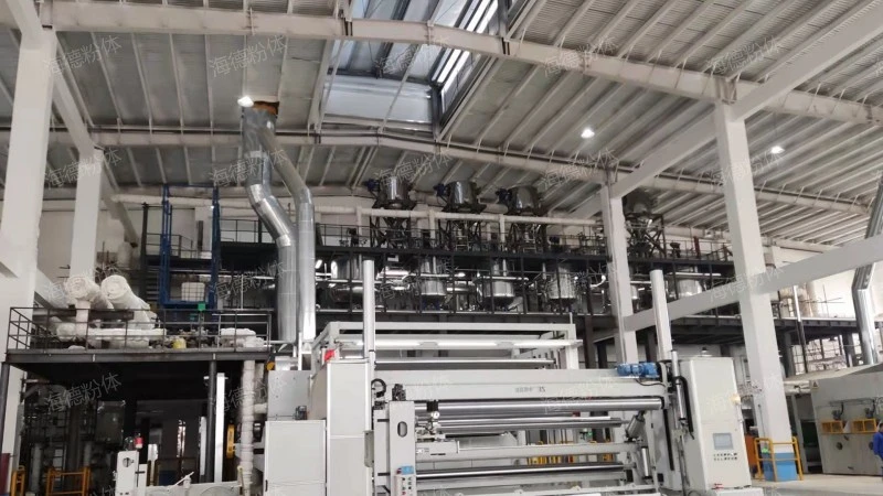 Clay sand pneumatic conveying system