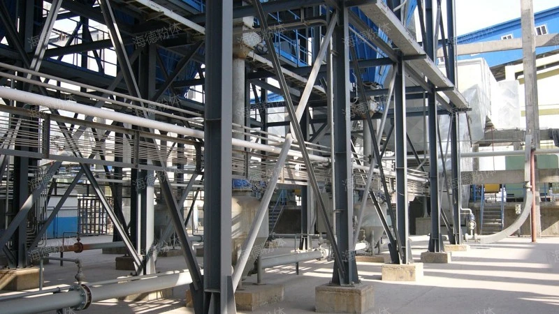 Zinc oxide powder conveying system