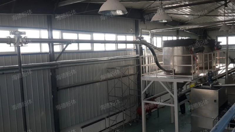 Pneumatic ash extraction equipment