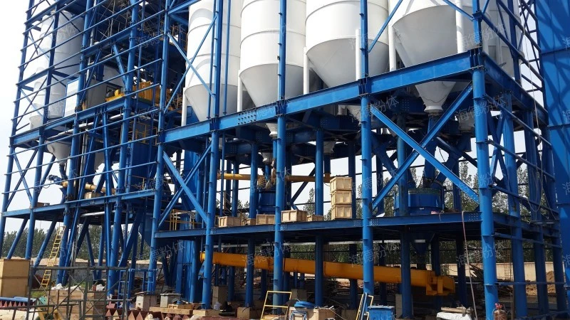 Gypsum powder ash conveying system